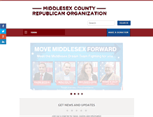 Tablet Screenshot of middlesexgop.net